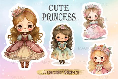 cute princess stickers